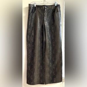 NWT - Snake Print Pants by Mango